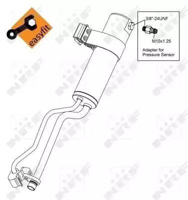 Osuszacz klimatyzacji Nissan QASHQAI DCI 06- NRF 33369