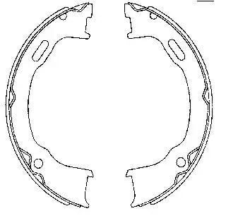 Szczęki hamulcowe JEEP CHEROKEE 2,4-3,7 01-08 Textar 91073600