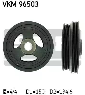 Koło pasowe wału korbowego Hyundai ACCENT -00 SKF VKM96503