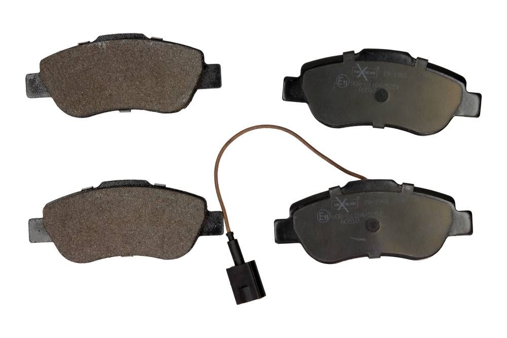 KLOCKI HAMULCOWE PRZÓD FIAT PUNTO 05- FIORINO 08- 500 MaXgear 19-1981