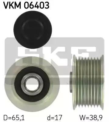 Koło pasowe alternatora Mazda 2,0DI 3 5 6 02- SKF VKM06403
