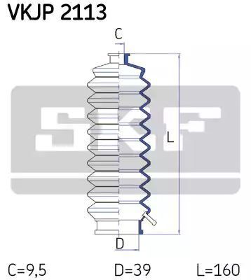 OSŁONA PRZEKŁADNI KIER. ROVER 600 93-99 SKF VKJP2113