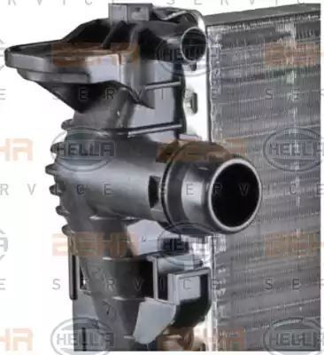 Chłodnica VW A4 A5 A6 07- Q5 08- Seat EXEO 08-  Hella 8MK376753491