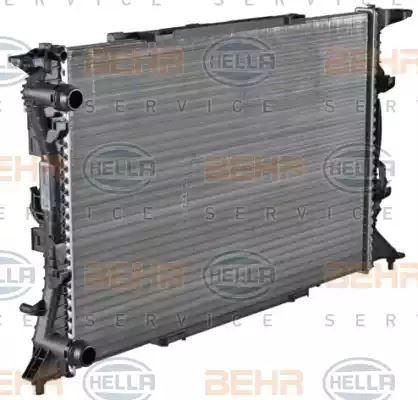 Chłodnica VW A4 A5 A6 07- Q5 08- Seat EXEO 08-  Hella 8MK376753491