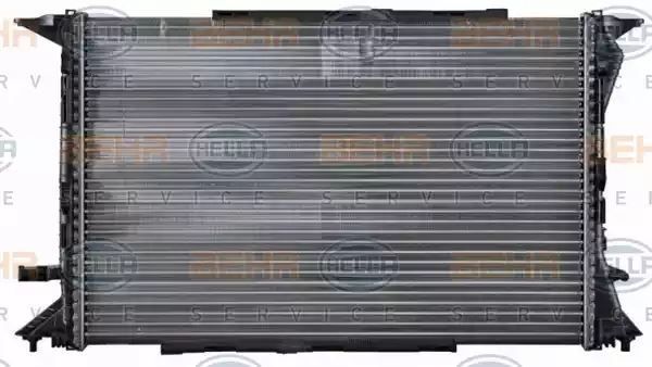 Chłodnica VW A4 A5 A6 07- Q5 08- Seat EXEO 08-  Hella 8MK376753491