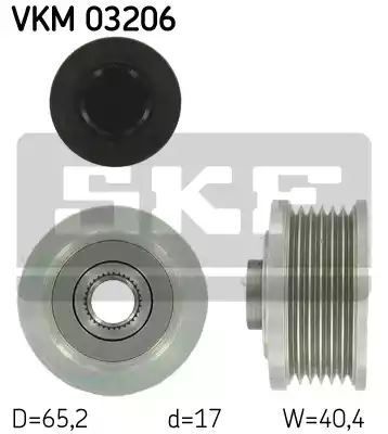 Koło pasowe alternatora Opel  SKF VKM03206