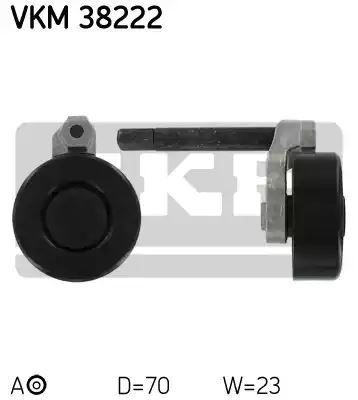 ROLKA PASKA WIELOROWK. BMW E46 D SKF VKM38222