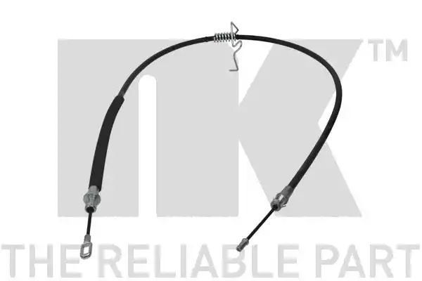 Linka hamulca ręcznego Ford TRANSIT 2,2 TDCI 11- LE. tył  1506 1308  HAM. TARCZOWE NK Autoparts 9025195