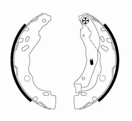 Szczęki hamulcowe Citroen C3 DS3 09- 208 301 Textar 91077200