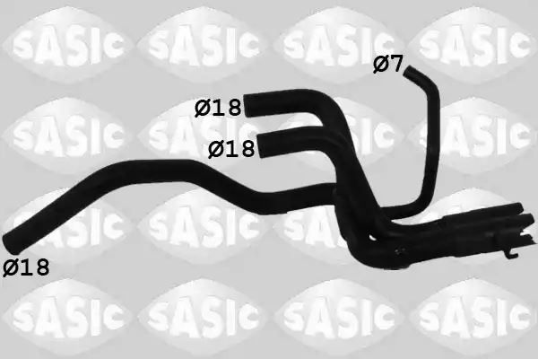Przewód nagrzewnicy Renault LAGUNA I 1.8 93- SASIC 3404155