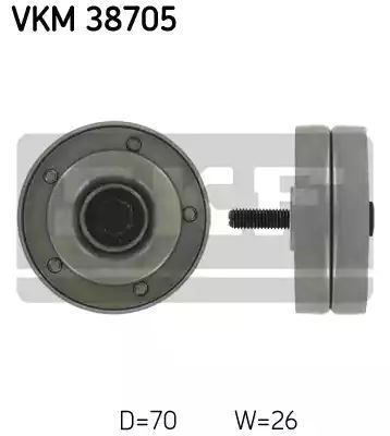 ROLKA PASKA WIELOROWK. MINI COOPER/ONE SKF VKM38705