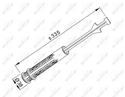 Osuszacz klimatyzacji BMW 5-SERIES E60 E61 03-64536907403 NRF 33352