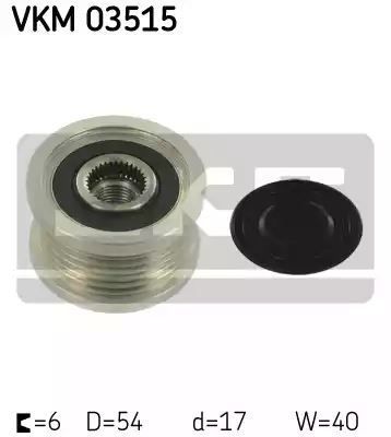 Koło pasowe alternatora Opel ASTRA J 1,4-1,6 SKF VKM03515