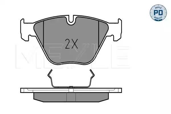 KLOCKI HAMULCOWE PRZÓD BMW E90 E91 325-335 07- MEYLE 0252416120/PD