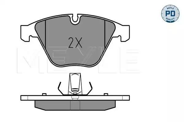 KLOCKI HAMULCOWE PRZÓD BMW E90 E91 325-335 07- MEYLE 0252416120/PD