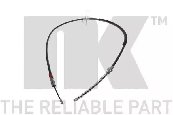 Linka hamulca ręcznego Ford TRANSIT 2,0-2,2 TDCI 06- LE tył  1650 1353  HAM. BĘBNOWE NK Autoparts 9025193