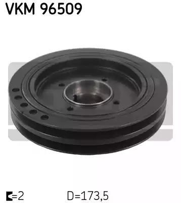 Koło pasowe wału korbowego Mitsubishi L 200 PAJERO CLASSIC SPORT 2.5 D TD 96- SKF VKM96509