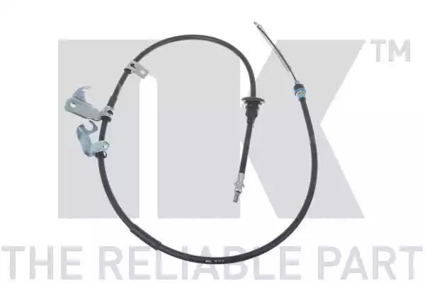 Linka hamulca ręcznego Mitsubishi COLT 1,1-1,5 tył PR 04- HAMULCE BĘBNOWE NK Autoparts 903010