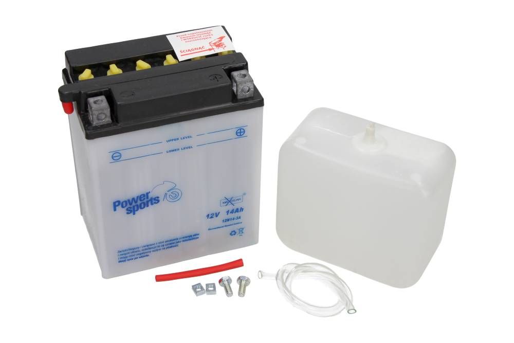 AKUMULATOR MOTO. 12V 14AH 140A P+ (WYM:144X90X165) +KWAS MaXgear 85-9026