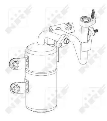 Osuszacz klimatyzacji Volvo C30 06- NRF 33368
