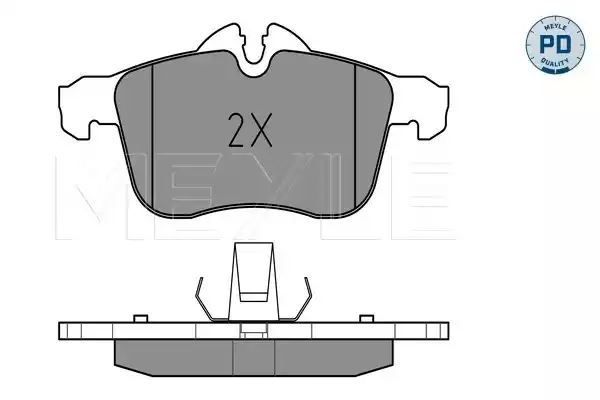 KLOCKI HAMULCOWE PRZÓD OPEL MERIVA 1,6-1,8 03- MEYLE 0252833219/PD