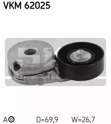 Napinacz paska wielorowkowego Nissan QASHQAI 2,0 16V SKF VKM62025
