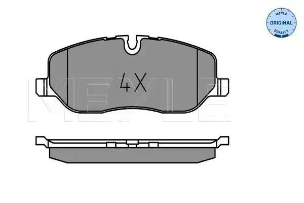 KLOCKI HAMULCOWE PRZÓD LAND ROVER DISCOVERY RANGE ROVER 02-12 MEYLE 252419118