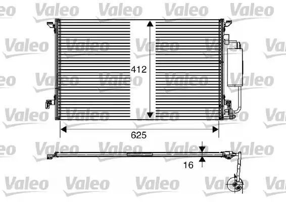 Chłodnica skraplacz klimatyzacji Saab 9-3 02- Valeo 817711