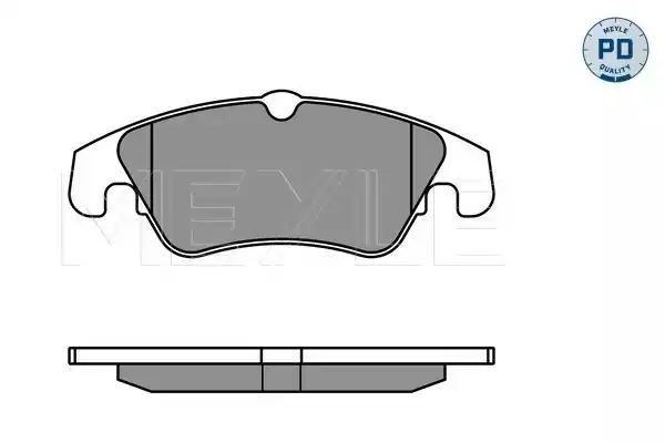 KLOCKI HAMULCOWE PRZÓD AUDI A4 A5 Q5 1,8-3,2 07- MEYLE 0252474319/PD