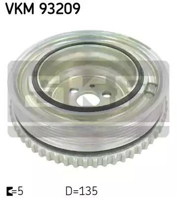 Koło pasowe wału korbowego Fiat 1,2-1,4 03- SKF VKM93209