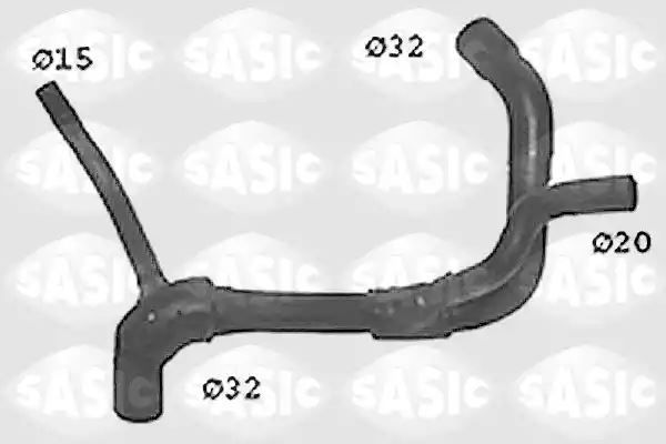 Wąż przewód chłodnicy Ford MONDEO DOLNY SASIC SWH6655