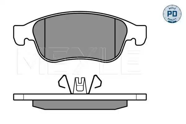 KLOCKI HAMULCOWE PRZÓD RENAULT MEGANE 08- 1,5-1,9B DCI MEYLE 0252491418/PD