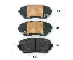 KLOCKI HAM. KIA P. PICANTO 1,0 11-  Japan Parts PAK23AF