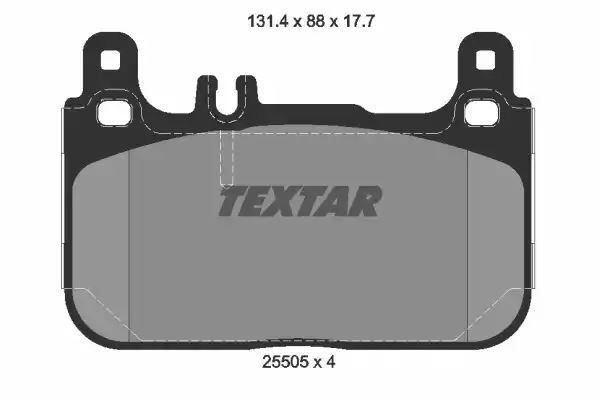 Klocki hamulcowe przód Mercedes W222 V222 X222 2,2-6,0 13- Textar 2550501