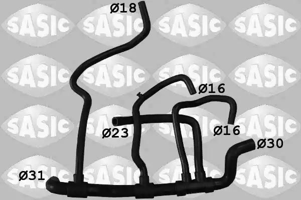 Wąż przewód chłodnicy Opel VIVARO 1.9 DI 01-, Renault TRAFIC II 1.9 DCI 01- SASIC 3404140