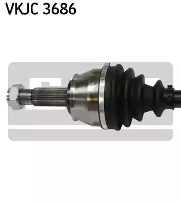 PÓŁOŚ FIAT DOBLO LE 1,3/1,9D/JTD SKF VKJC3686