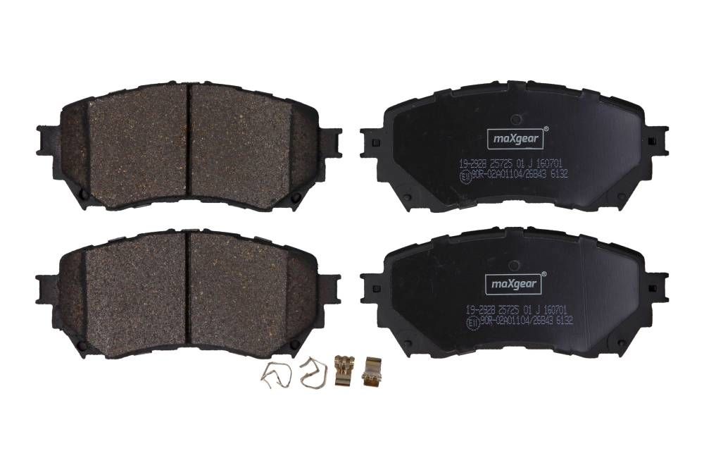 KLOCKI HAMULCOWE PRZÓD MAZDA 6 12- MaXgear 19-2928