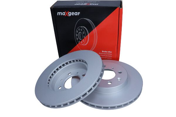 TARCZA HAMULCOWA PRZÓD HONDA CIVIC 94- UK JP CRX ROVER 200 400 25 45 Z POWŁOKĄ ANTYKOROZYJNĄ MaXgear 19-0712MAX