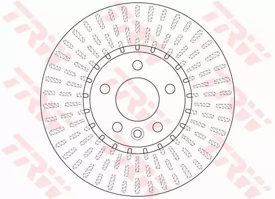 Tarcza hamulcowa przód T5 09- 340MM TRW DF6499S