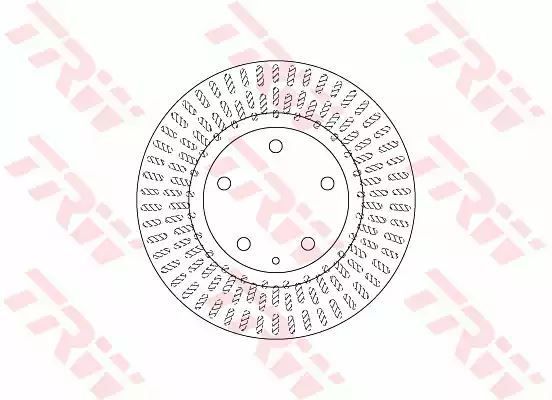 Tarcza hamulcowa tył Audi A8 2,8-6,0 QUATTRO 02-10 295X25 5 OTWORÓW TRW DF6670