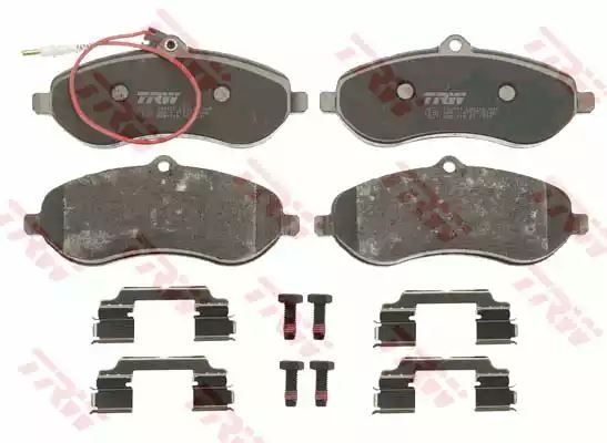 Klocki hamulcowe przód Citroen JUMPY SCUDO EXPERT 07- z czujnikiem TRW GDB1718
