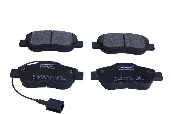 KLOCKI HAMULCOWE PRZÓD FIAT 500 07- 1,3D KA 09- 1,3TDCI MaXgear 19-3144