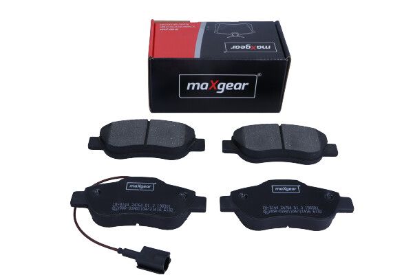 KLOCKI HAMULCOWE PRZÓD FIAT 500 07- 1,3D KA 09- 1,3TDCI MaXgear 19-3144