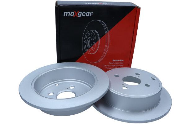 TARCZA HAMULCOWA TYŁ TOYOTA COROLLA 02- Z POWŁOKĄ ANTYKOROZYJNĄ MaXgear 19-0962MAX