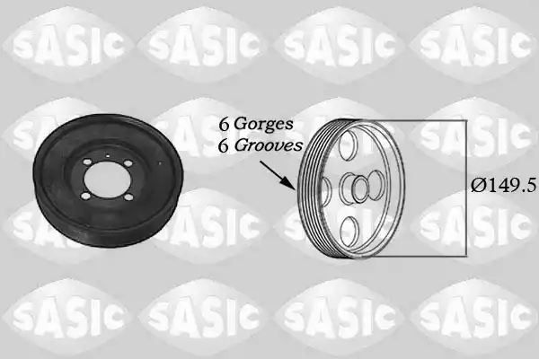 Koło pasowe wału korbowego Opel ASTRA H SASIC 2156017