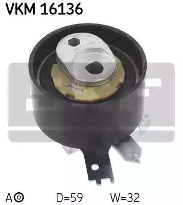 ROLKA PASKA ROZRZĄDU RENAULT 1,5DCI 09- DB/DACIA SKF VKM16136