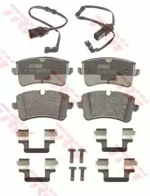 Klocki hamulcowe tył Audi A8 2,0-6,3 QUATTRO 09- z czujnikiem 116,4x58,8 60x17,3 TRW TRW GDB1867