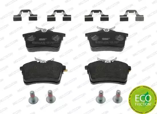 Klocki hamulcowe tył Citroen BERLINGO 08- Ferodo FDB4250