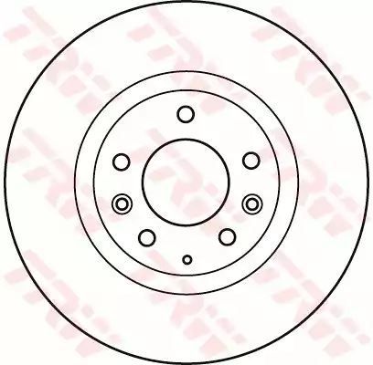 Tarcza hamulcowa przód Mazda RX 8 2,6 03-12 303x24 TRW DF4968S