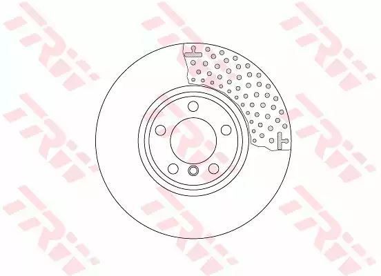 Tarcza hamulcowa przód BMW 1 2 3 4 10- TRW DF6603S